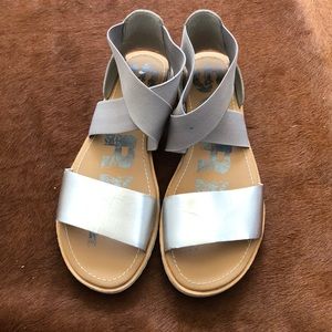 SOREL Sandals Ella Silver